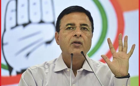 காங்கிரஸ் செய்தித் தொடர்பாளர் ரன்தீப் சிங் சுர்ஜேவாலா |  கோப்புப் படம்.