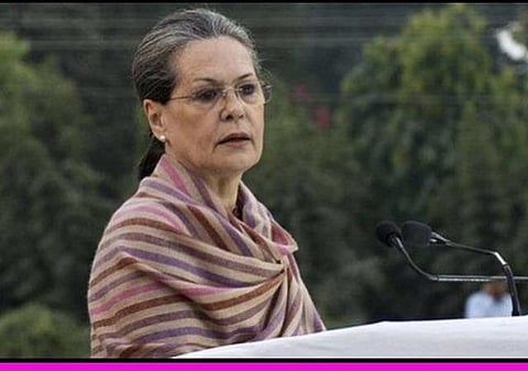 காங்கிரஸ் தலைவர் சோனியா காந்தி : கோப்புப்படம்