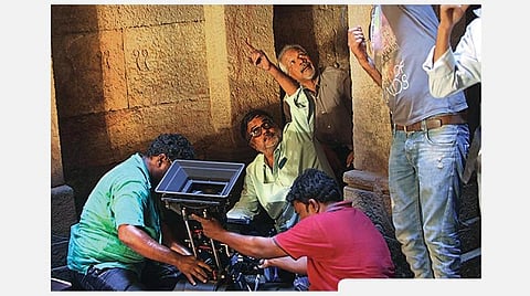 ‘ஓ காதல் கண்மணி ’ படப்பிடிப்பில்