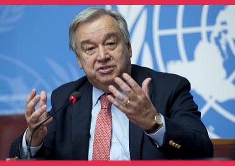 ஐ.நா. பொதுச்செயலாளர் அன்டோனியோ குட்டரெஸ்: கோப்புப்படம்