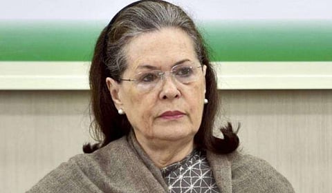 சோனியா காந்தி : கோப்புப்படம்