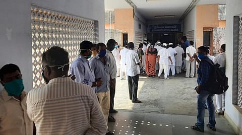 செவிலியர்கள் போராட்டம்.