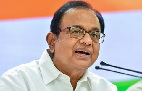 காங்கிரஸ் மூத்த தலைவர் ப.சிதம்பரம்: கோப்புப்படம்