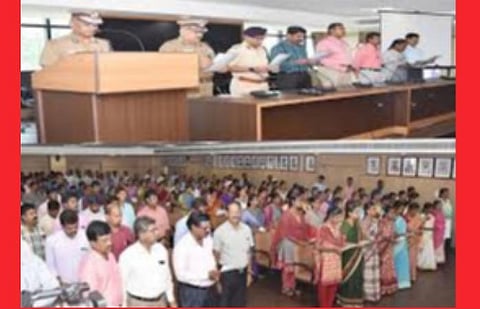 பணிக்கு வராமல் நழுவிய 53 அமைச்சுப் பணியாளர்கள்: காவல் ஆணையர் மெமோ