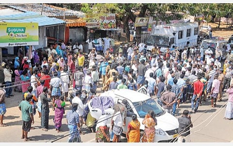 மதுரையில் இறைச்சிக்கடை உரிமையாளர் மரணம்: போலீஸை கண்டித்து உறவினர் சாலை மறியல்