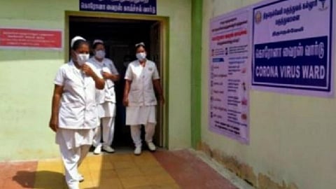 சிவகங்கை அரசு மருத்துவமனையில் கரோனா வார்டில் அனுமதிக்கப்பட்டவர் இறப்பு