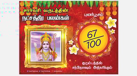 சார்வரி தமிழ் புத்தாண்டு பலன்கள் ; புனர்பூசம் நட்சத்திரப் பலன்கள்!
