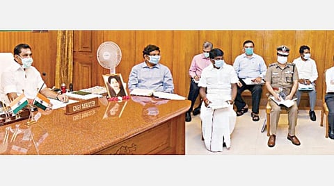 அனைத்து மாநில முதல்வர்களுடன் காணொலிக் காட்சி மூலம் நேற்று பிரதமர் நரேந்திர மோடி ஆலோசனை நடத்தினார். இதில் தமிழக முதல்வர் பழனிசாமி, சுகாதாரத் துறை அமைச்சர் விஜயபாஸ்கர் மற்றும் அதிகாரிகள் பங்கேற்றனர்.