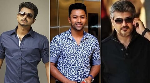 ட்விட்டரில் விஜய் - அஜித் ரசிகர்களின் ஹேஷ்டேக்  போர்: சாந்தனு வேண்டுகோள்