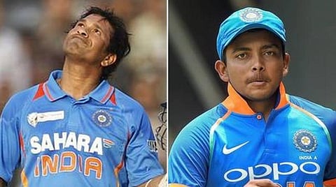 நான் சச்சினைப் போல விளையாட முயற்சிக்கிறேன், அவர் கிரிக்கெட்டின் கடவுள்: ப்ரித்வி ஷா