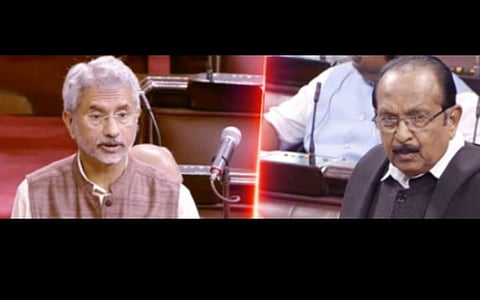 அமைச்சர் ஜெய்சங்கர் - வைகோ: கோப்புப்படம்