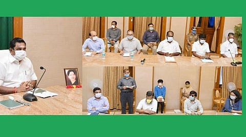 தமிழகம் வந்துள்ள மத்திய குழுவுடன் முதல்வர் ஆலோசனை: அமைச்சர்கள், உயர் அதிகாரிகள் பங்கேற்பு 