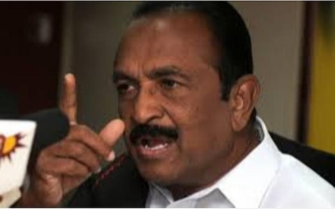 வைகோ: கோப்புப்படம்