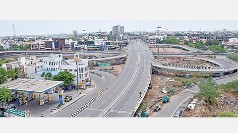 கோயம்பேடு மேம்பாலம், படம்: வேளாங்கன்னி ராஜ்