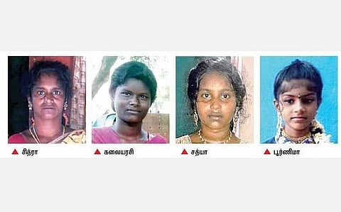 மணிமங்கலம் ஏரியில் மூழ்கி 4 பெண்கள் உயிரிழப்பு