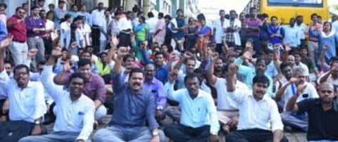 போராட்டம் நடத்திய மருத்துவர்கள் | கோப்புப் படம்.