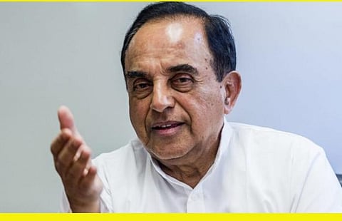 பாஜக எம்.பி. சுப்பிரமணியன் சுவாமி : கோப்புப்படம்