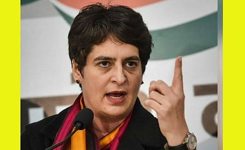 காங்கிரஸ் பொதுச்செயலாளர் பிரியங்கா காந்தி : கோப்புப்படம்