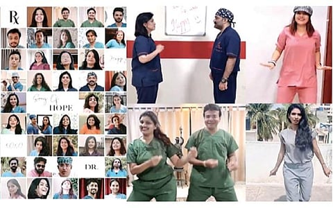 மருத்துவர்களின் நம்பிக்கை நடனம்!