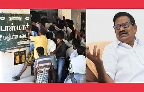 டாஸ்மாக் கடை திறப்பு கரோனா சமூக பரவலை ஏற்படுத்தும்: காங்கிரஸ் கண்டனம்