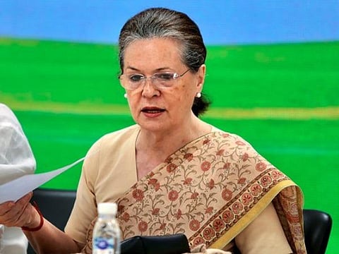 காங்கிரஸ் தலைவர் சோனியா காந்தி : கோப்புப்படம்