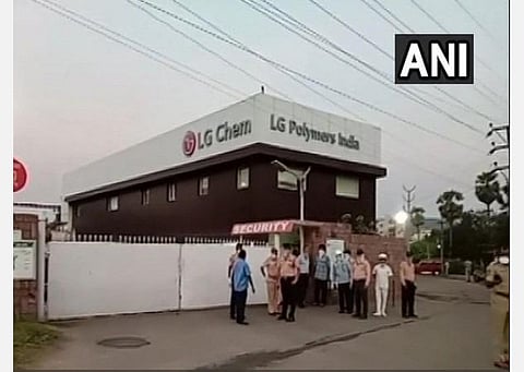 விபத்துப் பகுதி காட்சி.