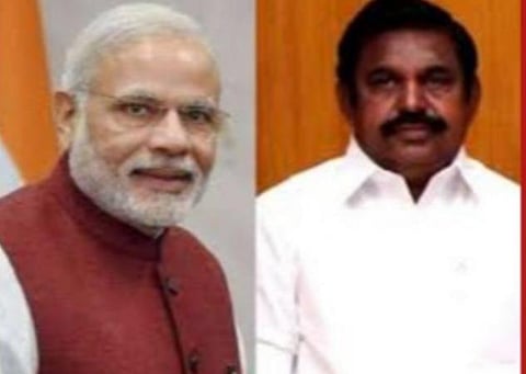 பிரதமர் மோடி - முதல்வர் பழனிசாமி: கோப்புப்படம்