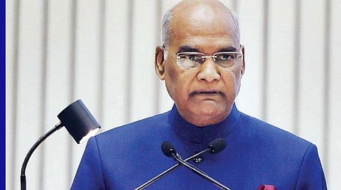 குடியரசுத் தலைவர் ராம் நாத் கோவிந்த்: கோப்புப்படம்