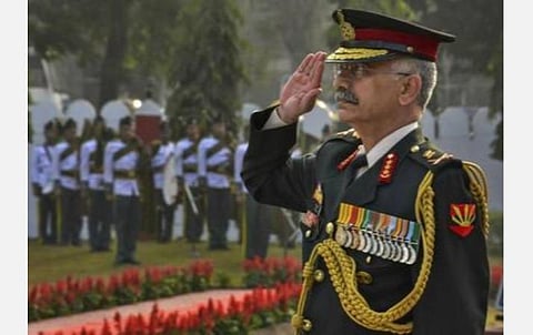 நேபாள அரசு எல்லை பிரச்சினையை எழுப்ப சீனாவின் தூண்டுதலே காரணம்: ராணுவ தளபதி