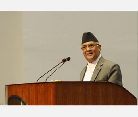 நேபாள் பிரதமர் கேபி ஷர்மா ஓலி.