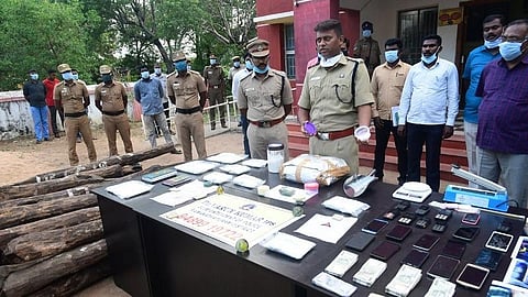 தொண்டி அருகே 9 பேர் கொண்ட போதைப்பொருள் கடத்தல் கும்பல் கைது: ரூ.3 கோடி மதிப்பு போதைப் பொருள்கள் பறிமுதல் 