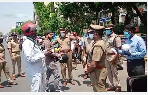 முகக்கவசம் அணியாதவர்களுக்கு ரூ.500 அபராதம்: பொதுமக்களுக்கு காவல் ஆணையர் வேண்டுகோள்