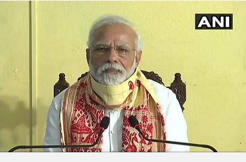 பிரதமர் மோடி பேட்டியளித்த காட்சி : படம் | ஏஎன்ஐ.