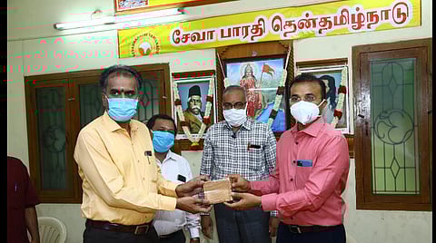 சேவா பாரதி சார்பாக 5 லட்சம் பேருக்கு நோய் எதிர்ப்பு சக்தி மருந்து: மாவட்ட ஆட்சியர் தொடங்கி வைத்தார்