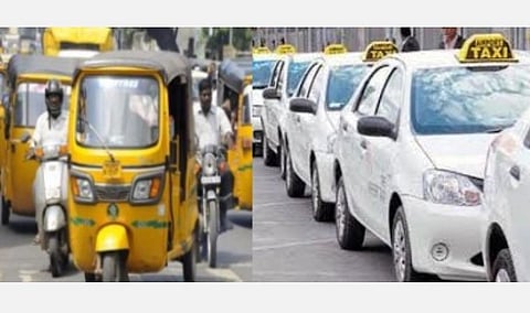 விமான நிலையங்களில் இருந்து டாக்ஸி மற்றும் ஆட்டோ இயக்கலாம்: தமிழக அரசு அனுமதி