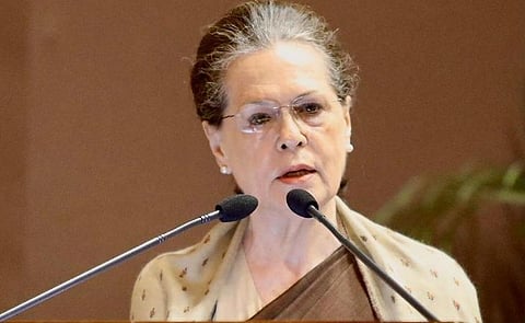 காங்கிரஸ் தலைவர் சோனியா காந்தி : கோப்புப்படம்