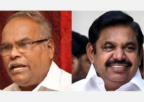 கே.பாலகிருஷ்ணன் - முதல்வர் பழனிசாமி: கோப்புப்படம்