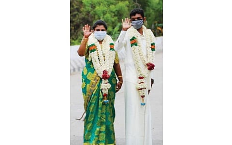 கேரளா திருமணத் தம்பதி