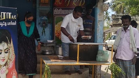 பிரியாணி கடை தொடங்கிய தம்பதி ஜெயகுமார்-கலா