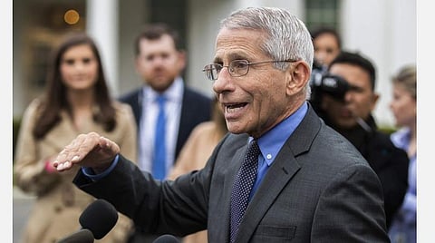 அமெரிக்க கரோனா தடுப்பு தலைமை மருத்துவர் அந்தோனி ஃபாஸி  : கோப்புப்படம்