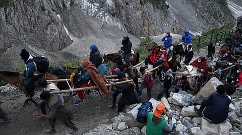 அமர்நாத் யாத்திரையில் பக்தர்களுக்கு கட்டுப்பாடு ஒரு நாளைக்கு 500 பேர் அனுமதி