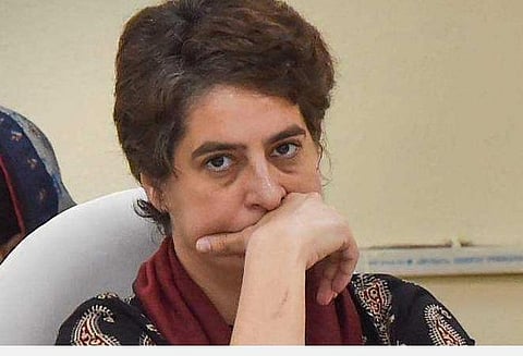 காங்கிரஸ் பொதுச்செயலாளர் பிரியங்கா  காந்தி : கோப்புப்படம்