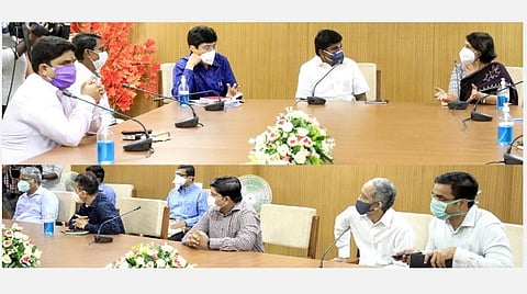 ஆய்வுக்காக சென்னை வந்த மத்திய மருத்துவக்குழு: 10 மாவட்ட ஆட்சியர்களுடன் ஆலோசனை