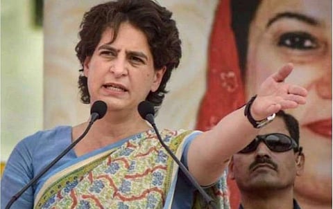 காங்கிரஸ் பொதுச்செயலாளர் பிரியங்கா காந்தி : கோப்புப்படம்