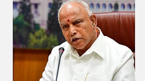 கர்நாடக முதல்வர்  பி.எஸ்.எடியூரப்பா: கோப்புப்படம்