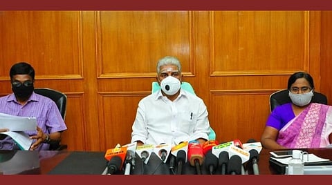 அமைச்சர் கமலக்கண்ணன்.