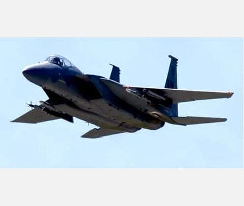 அமெரிக்க எஃப்-15 போர் விமானம். | கோப்புப் படம்.