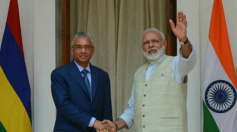 மொரீசியஸ் பிரதமர் பிரவீன் ஜெகன்னாத், பிரதமர் நரேந்திர மோடி- கோப்புப் படம்