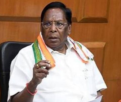 புதுச்சேரி முதல்வர் நாராயணசாமி: கோப்புப்படம்