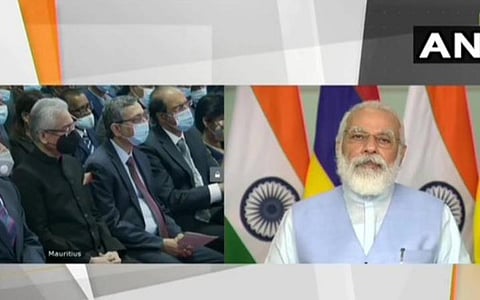 இந்திய நிதியுதவியில் கட்டப்பட்ட மொரீசியஸ் உச்ச நீதிமன்ற கட்டடம்: இருநாட்டு பிரதமர்கள்  கூட்டாக திறப்பு